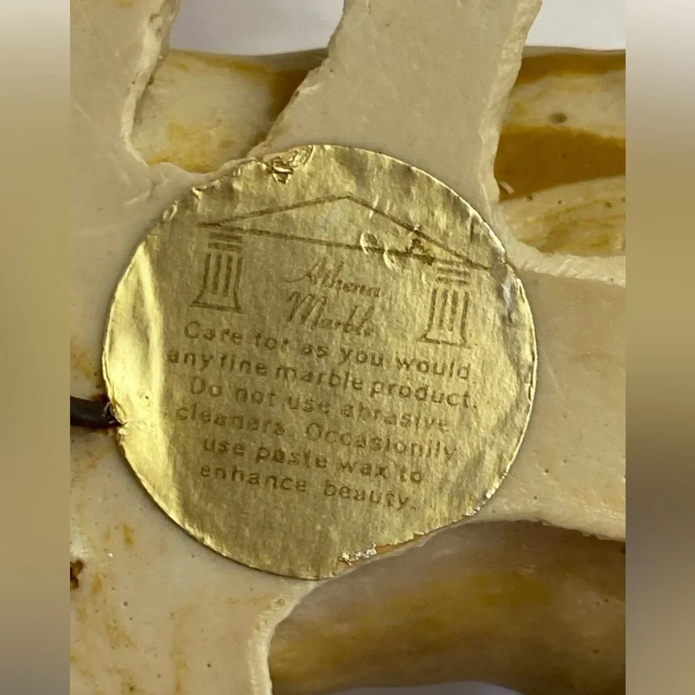 Heavy 10” Cherub Wall Candle Sconce Athena Marble ~Old Hollywood ~1960s - 1990s - Picture 11 of 11